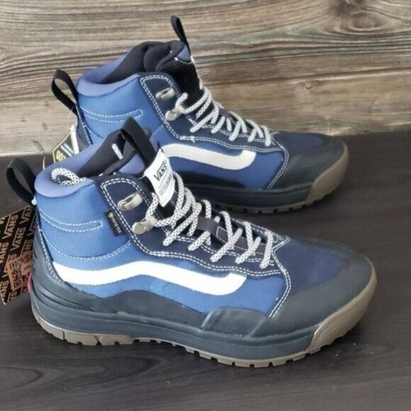 New Vans Ultrarange Exo HI Gortex Waterproof Navy Blue Black Ankle Boots Shoes - Picture 5 of 13